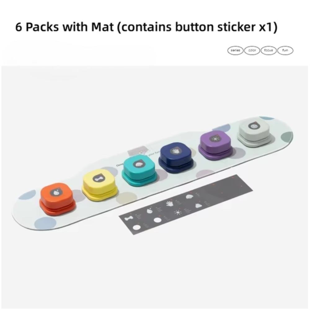TalkiPaws Smart Button Set – Teach Your Pet to Speak with a Paw